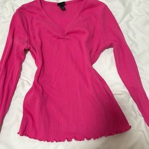 Longsleeve Pink Target Shirt